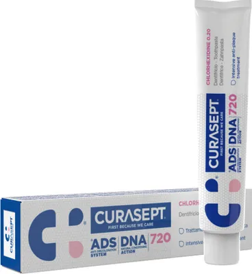 Produktbild von 1x Curasept ADS DNA 720 Zahnpasta mit 0,20 % Chlorhexidin, 75 ml