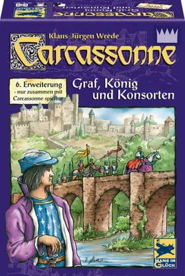 Produktbild von Carcassonne. Graf, König & Konsorten. 6. Erweiterung