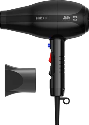 Produktbild von Solis Profi Haartrockner, 2000 W, Ionen, 5 Stufen + Kaltstufe, 360° Kabel