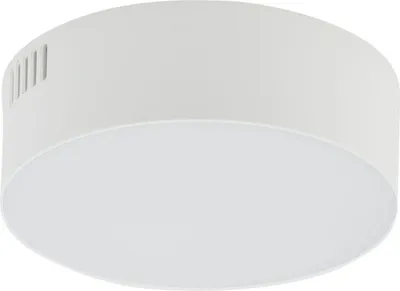 Produktbild von Deckenlampe LED rund D: 11 cm Weiß neutralweißes Licht 4000 K 1600 lm Modern Deckenleuchte