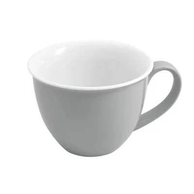 Produktbild von Ritzenhoff & Breker Doppio Jumbo Obere, Obertasse, Ober Tasse, Geschirr, Porzellan, Grau, 350 ml, 576818
