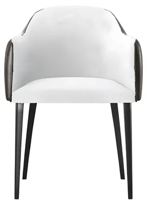 Immagine prodotto di Sedia in legno bianco dal design moderno per la casa e l'ufficio