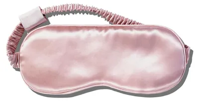 Image de Masque de sommeil en soie - Respirant et élastique - Rose