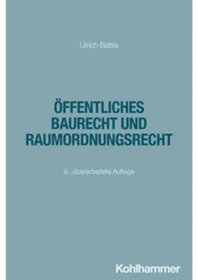 Produktbild von Öffentliches Baurecht und Raumordnungsrecht