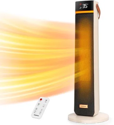 Zdjęcie produktu dla Aigostar 8433325180584, Wentylator elektryczny ogrzewacza pomieszczeń, 24 h, 1,5 m, IP20, Wewnętrzna, Podłoga