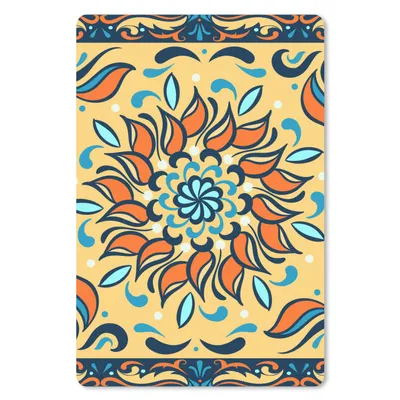 Produktbild von MuchoWow® Mauspad Mousepad Sonnenblume - Blätter - Orange - Gelb 18x27 cm - Mousepads - Maus Mat - Pad - Mausunterlage