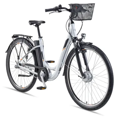 Produktbild von Telefunken E-Bike RC830 28 Zoll mit 3-Gang Shimano Nabenschaltung / Frontmotor 250W / Sitzrohrakku 536,5 Wh / weiß