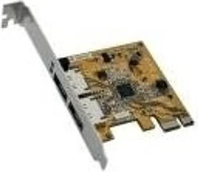 Zdjęcie produktu dla EXSYS EX-3512, PCIe, eSATA, CE, FCC, Marvell 88SE9128-NAA2, 0, 1, 0 - 55 °C