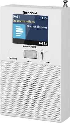 Productafbeelding van TechniSat DigitRadio Flex 2, draagbaar, digitaal, DAB+, FM, 87,5 - 108 MHz, 174 - 240 MHz, 1,5 W