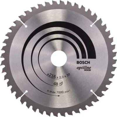 Image de Bosch 2608640432 Bosch Kreissägeblatt OP WO B 216x30-48