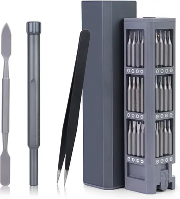 Image de Kit de tournevis Feinmechanik, 45 en 1, mini, magnétique, outil portable pour ordinateur portable