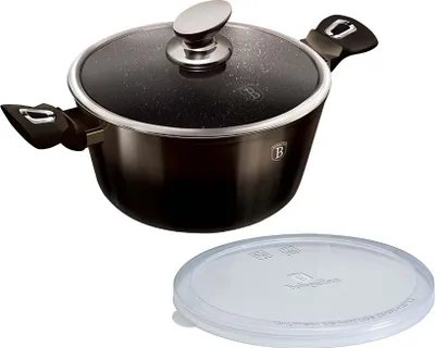 Zdjęcie produktu dla Garnek Granitowy 28Cm Berlingerhaus Bh-6606 Shiny Black