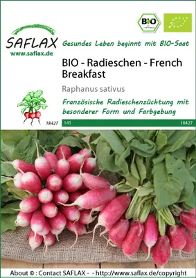 Artikelbild 1 von 'BIO Radieschen French Breakfast' aus der Kategorie Radieschensamen