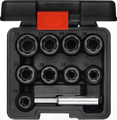 Produktbild von GEDORE red R68003010 Spiralnutenausdreher 1/2" 10-19mm 10-teilig, 3300034