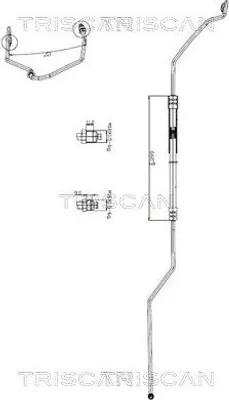 Obrázok produktu pre Potrubie Posilňovača Riadenia Vw Golf Iii/Iv 91-02