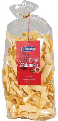 Zdjęcie produktu dla Culinaria domowy świeży makaron jajeczny walcowany oryginalny szwabski 20mm 500g