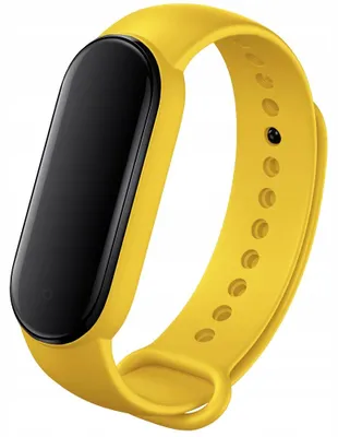 Zdjęcie produktu dla Opaska / pasek ChronSmarta do smartband'a Xiaomi Mi Band 5 / 6 / 7 (Żółty)
