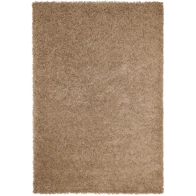 Produktbild von Teppich Prime Shaggy Hochflor Langflor Einfarbig Modern Beige für Wohnzimmer, Schlafzimmer, küche