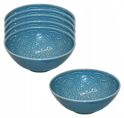 Obrázek produktu pro Lubiana Oriental salaterka 15 cm modrá porcelánová sada