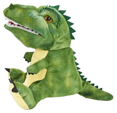 Produktbild von Handpuppe Dinosaurier T-Rex grün 30cm