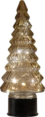 Productafbeelding van Boompje glas LED 35x13 cm amber Anna's Collection