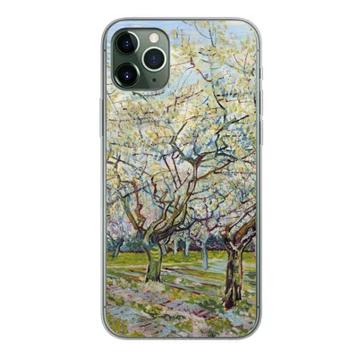 Produktbild von MuchoWow® Handyhülle Schutzhülle Hülle für iPhone 11 Pro Max Blühender Obstgarten - Vincent van Gogh Silikon Softcase Handy Hülle - Schutz