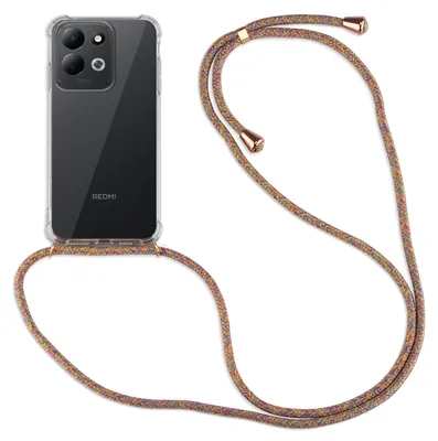 Produktbild von Handykette für Xiaomi Redmi 17 4G / 5G Hülle mit Band Case Handyhülle mit Kette in Rainbow