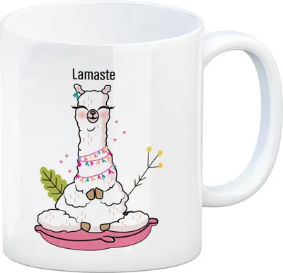 Produktbild von Lamaste Lama-Kaffeebecher mit Alpaka-Motiv