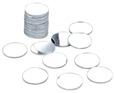 Immagine prodotto di Specchietto rotondo - Vetro - 3 cm - Set da 20 pezzi autoadesivi