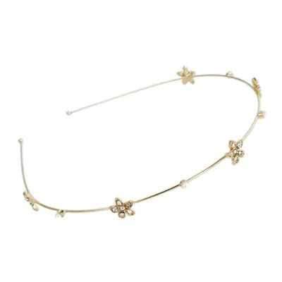 Productafbeelding van Carla dameshaarband, zomercollectie, goud, universeel