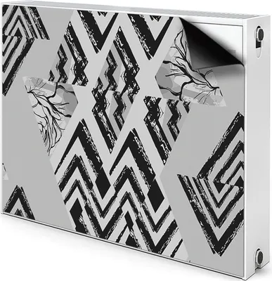 Produktbild von Magnet Verkleidung Abdeckung Heizkörperabdeckung Heizkörperabdeckung 110x60 cm  - Dreiecke