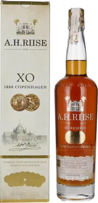 Produktbild von A.H. Riise 1888 COPENHAGEN XO Superior Spirit Drink 40% Vol. 0,7l in Geschenkbox