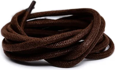 Zdjęcie produktu dla Corbby Brązowe Woskowane Grube Sznurowadła 120 cm