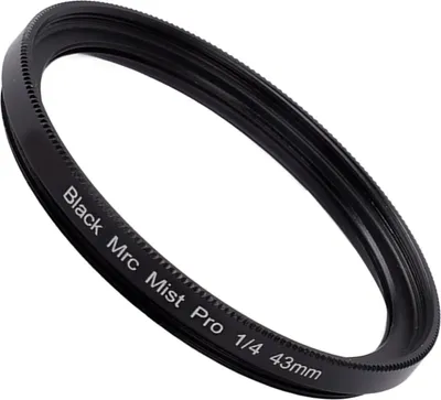 Produktbild von Schwarzer Weichfilter, 1/4 Porträt, verschwommen, wasserfest, ölbeständig, Kameraobjektiv für Videoszenen, 43 mm