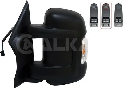 Produktbild von ALKAR 9269922 Außenspiegel Seitenspiegel Links für FIAT Ducato Kastenwagen (250, 290) Beheizt Konvex Elektrisch