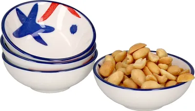 Produktbild von 4er Set Seaside Schalen flach Ø 8 cm Seestern Snack-Schüssel Dessert Ritzenhoff