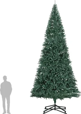 Imagen del producto de vidaXL Árbol de Navidad artificial con soporte, color verde, 500 cm, material: PVC