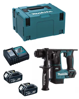 Imagen del producto de Martillo MAKITA DHR171RTJ (2 x 5,0 Ah + DC18RC + MAKPAC 3)