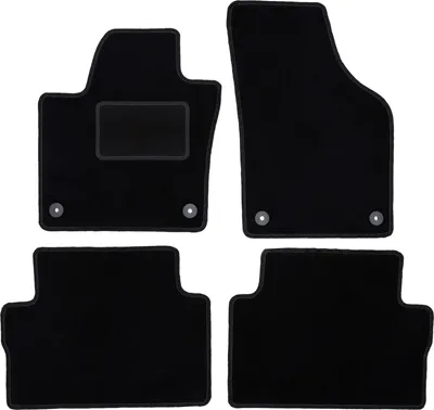 Produktbild von Schwarze Veloursmatten für: Volkswagen Sharan II Minivan (2010-)