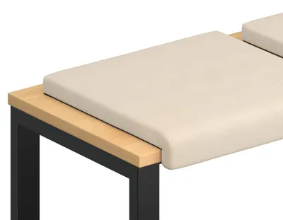 Zdjęcie produktu dla vidaXL Poduszki bankietowe, 2 szt., mikrofibra, beżowe, głębokość 35 cm