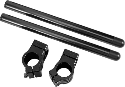 Zdjęcie produktu dla 43 mm uniwersalny klips motocyklowy na aluminiowy uchwyt kierownicy widelca (czarny)