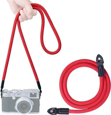 Obrázek produktu pro Ramenný popruh pro zrcadlovku 105 cm, červený
