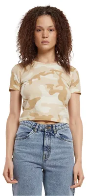 Obrázok produktu pre Dámske tričko Urban Classics Ladies Cropped Camo Tee simplesandcamo - S