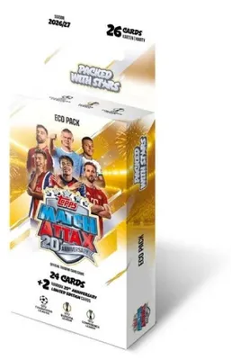 Image de Topps UEFA Champions League – Compétition de clubs – Match Attax 2026/2027 – Éco-paquet