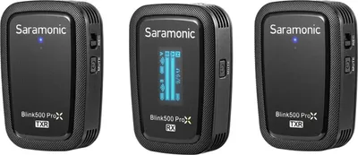 Zdjęcie produktu dla Saramonic Blink 500 ProX B2R 2.4GHz Dual-Channel Wireless Microphone System
