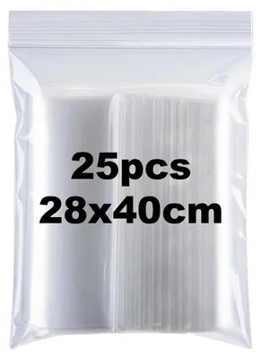 Zdjęcie produktu dla Duże wielokrotnego użytku torby plastikowe, 25 sztuk