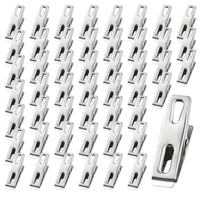 Produktbild von Wäscheklammern - 50 Stück Set - Für Kleidung, Handtücher und Textilien - Mehrzweck-Handtuchclips