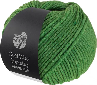 Produktbild von Lana Grossa - Cool Wool Superbig Melange 0211 grün meliert