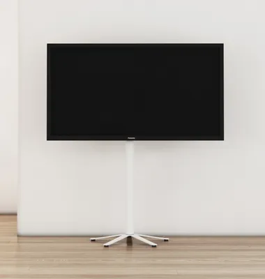 Produktbild von VCM TV Standfuß 32-70 Zoll | VESA max. 600x400 bis 40 kg | Fernseh Ständer aus Alu | TV Bodenständer Maße ca. H. 100 x B. 61 x T. 61 cm | Fernsehstand Xila