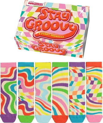 Produktbild von Stay Groovy Disco Oddsocks Socken in 37-42 im 6er Set